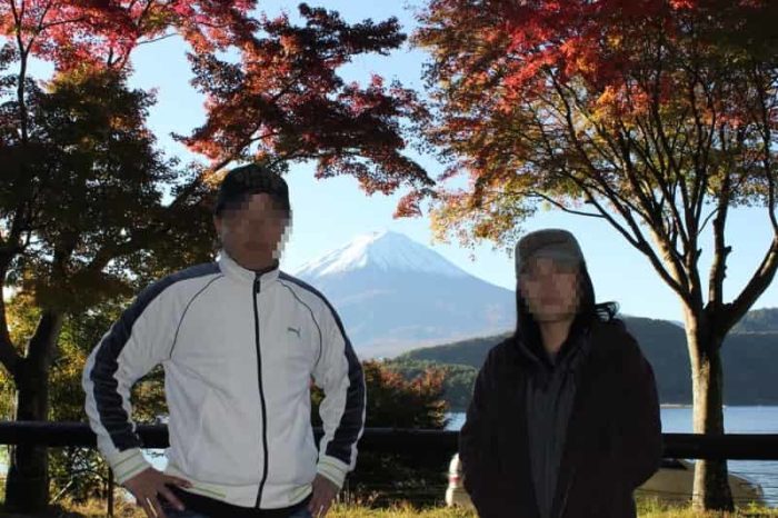 寄り道で見た富士山の絶景です。