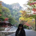 豪渓の紅葉の風景です。