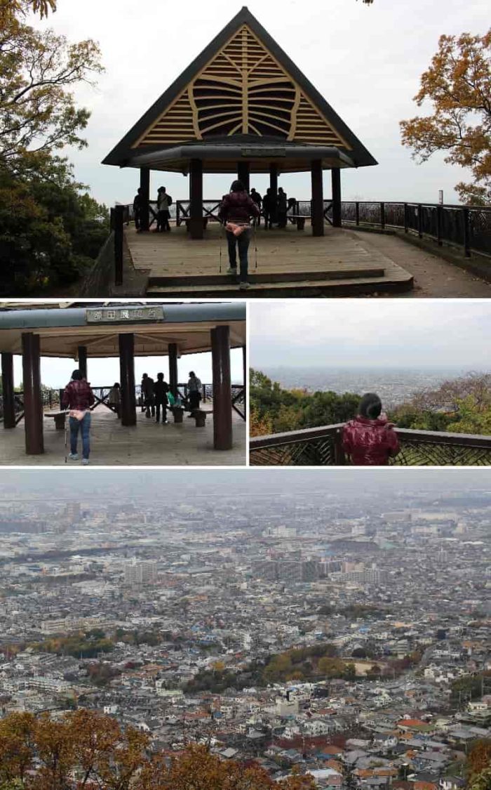 額田山展望台から眺めた景色です。