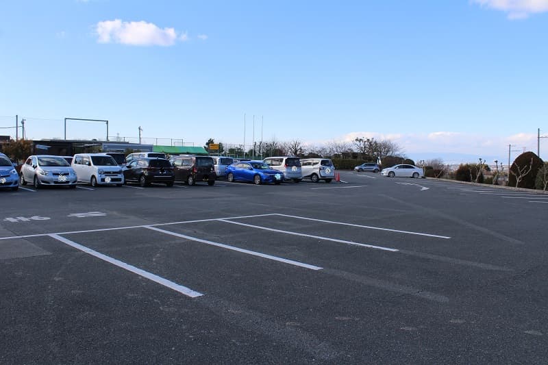 和泉リサイクル環境公園の駐車場です。