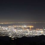 日本三大夜景のひとつ掬星台の夜景です。