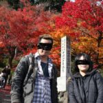 境内で一番色づきいい紅葉です。